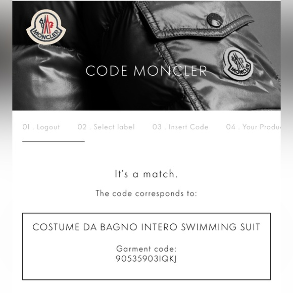 Moncler Costume Da Bagno Intero Logo-print Ruffle Swimsuit Toddler/Kid Size 4 - Picture 11 of 11